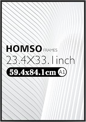 Cadre photo pour affiche homso a1 taille 23,4 x 33, cadre métallique