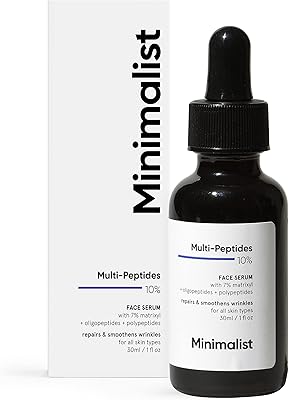 Sérum multi-peptide anti-âge minimum et stimulant le collagène | pour le visage