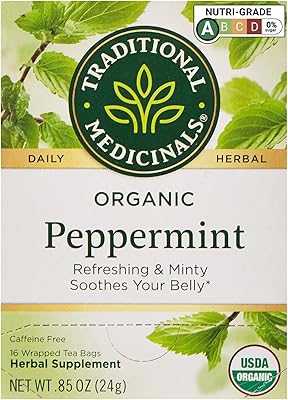 Menthe médicinale traditionnelle 16 sachets de thé