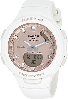 Montre à quartz analogique numérique casio baby-g pour femme avec bracelet en résine