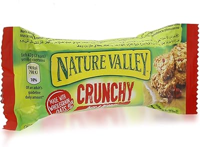 Barres granola croquantes nature valley avec avoine et baies, 5 pièces x 42