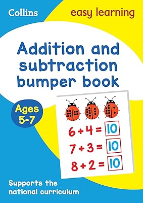 Livre pare-chocs d'addition et de soustraction pour 5 à 7 ans : idéal