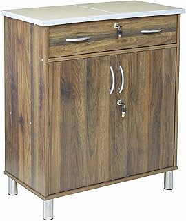 Aft-2105-kc-cw armoire de cuisine 2 portes en noyer columbia