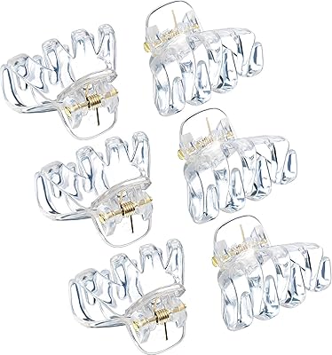 12 pièces mini pinces à cheveux en plastique petites pinces à cheveux pinces
