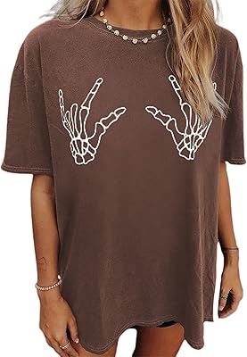 Avanova t-shirts graphiques à manches longues pour femmes t-shirts décontractés à épaules dénudées et coupe ample. Redéfinissez vos attentes shopping avec Diaytar