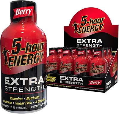 5 heures d'énergie - shot de baies à force régulière 1,93 fl. oz.