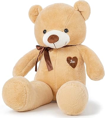 Ours en peluche géant miss tiara, 100 cm, joli jouet en peluche doux