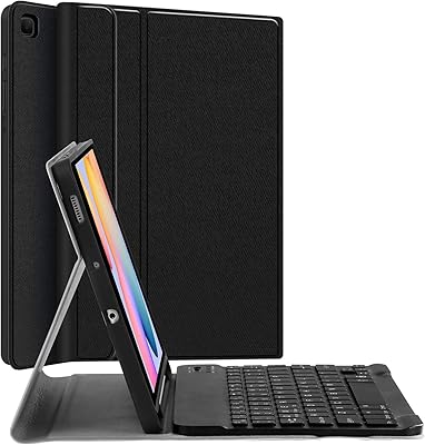 Étui avec clavier pour samsung galaxy tab s6 lite 10,4 pouces, geotech smart