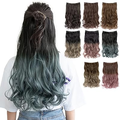 Extensions de cheveux bright lele cheveux longs ondulés avec 5 clips en postiches synthétiques de 18,8 pouces pour femmes cy70-rtn. L'univers du discount accessible 24/7 sur Diaytar Sénégal