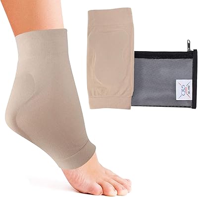 Manchon de talon d'achille croisé crs rembourré en gel pour compression-poche pour doublure