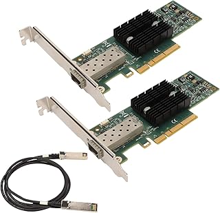 2 pièces mnpa19 carte réseau sfp pcie 10 go carte réseau sfp pcie