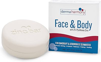 Derma harmony zinc pyrithione 2% barre nettoyante visage et corps (118 ml)