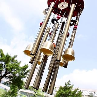 Carillons éoliens de conception traditionnelle chinoise rétro bavinka 10 tuyaux 5 cloches