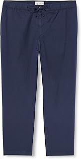 Pantalon décontracté en lin à jambes larges pour hommes