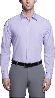 Chemise habillée pour homme en popeline unie uni