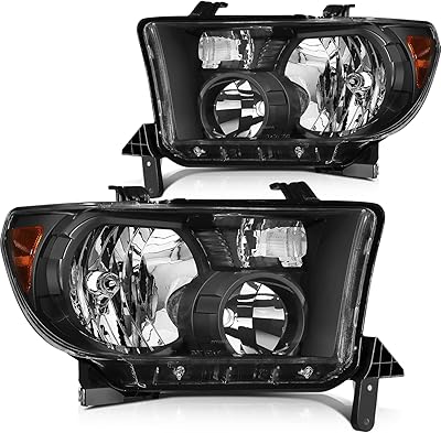 Ensemble de phares eccpp côté conducteur et passager pour toyota sequoia 2008-2017 et