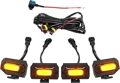 Calandre phares led aebso pro pour toyota tacoma trd 2020-2021 en ambre noir