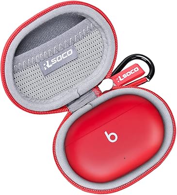 Étui rigide ralsocco pour casque beats studio buds+/studio buds true wireless avec suppression