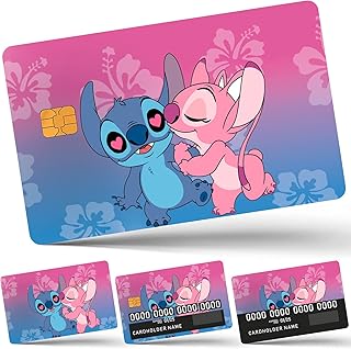 4 autocollants de cartes de dessin animé compatibles avec les cartes de débit