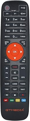 Télécommande goolrc v7 plus v7 personnalisée, remplacement intelligent gratuit pour décodeur sat v7
