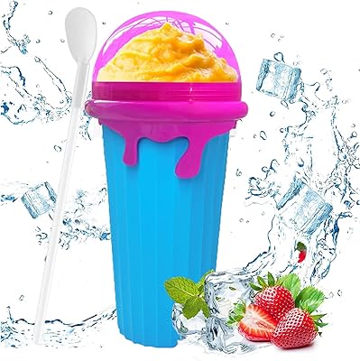 Gigiro slushy cup diy magic squeeze ice quick freeze cooler maker