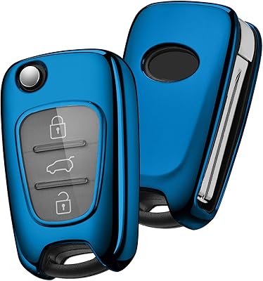 Oatsbasf étui de clé de voiture adapté pour hyundai, étui de clé