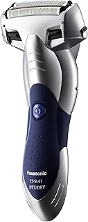 Rasoir électrique panasonic wet & dry à 3 lames pour hommes es-sl41 (argent)