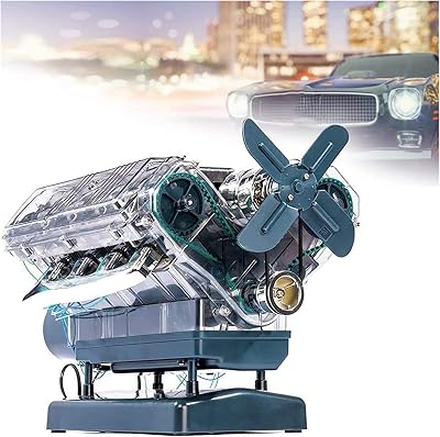 Kit de modèle de moteur v8, kit de modèle de moteur de voiture à monter soi-même, petit moteur, pièces d'assemblage mécanique à combustion interne, adultes et enfants. Diaytar : La plateforme qui démocratise le shopping en ligne au Sénégal