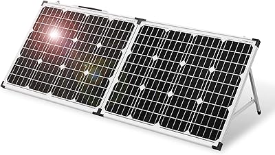 Panneau solaire pliable monocristallin portable docu 100 w avec contrôleur de chargeur