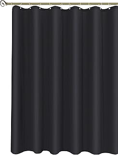 Rideaux de douche en tissu extra longs biskinibai 72" l x 96" l