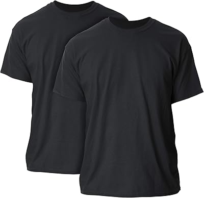 T-shirt galdan en coton épais pour hommes 2 pièces