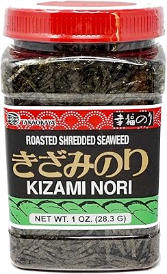 Kizami nori (bandes d'algues sèches) - 28,5 g (paquet de 1)