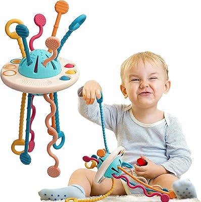 Jouet sensoriel montessori en silicone mumoo bear baby de voyage