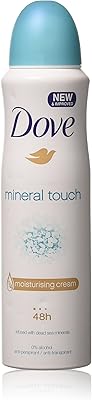 Spray corporel antisudorifique dove, 150 ml, paquet de 3 natural touch