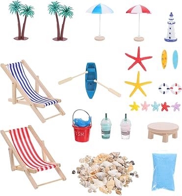 Canite 1 ensemble mini costume de plage pour maison de poupée décorations