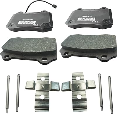 Jeu de plaquettes de frein arrière 980156007 pour maserati quattroporte 2007-2022 ghibli 2014-2022