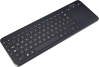 Clavier multimédia tout-en-un microsoft avec trackpad intégré - monochrome