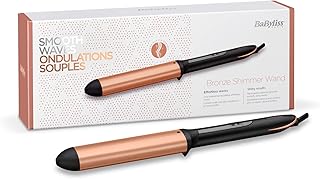 Fer à friser babyliss bronze 210°c corps ovale en céramique de 140 mm