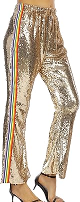 Pantalon à paillettes pour femme