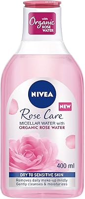 Nivea démaquillant monophasé et eau micellaire visage à l'eau de rose bio