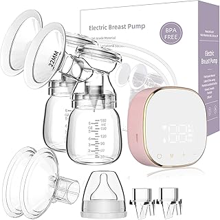 Pompe électrique unique portable cocoa, fonction mémoire pour massage et expression, 3 modes