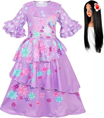 Em's barley magic family madrigal isabella dolores peppa princess mirabelle costume pour enfants