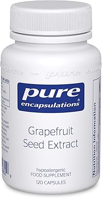 Pure encapsulations - extrait de pépins de pamplemousse - supplément d'huile essentielle