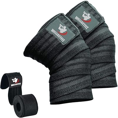 Genouillères well get fit (paire) pour dynamophilie entraînement croisé squats aérobic genouillères
