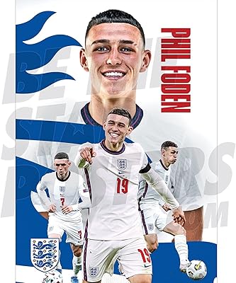 Be the star england national team phil foden poster a2 size