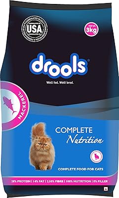 Nourriture sèche drolls pour chats adultes (1 an et plus) saveur maquereau, 3