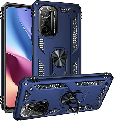 Coque pour xiaomi poco f3/redmi k40/k40 pro avec protecteur d'écran en verre trempé