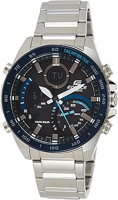 Montre analogique-numérique casio à cadran noir pour homme - ecb-900db-1bdr (ex500)