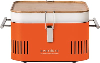 Gril à charbon portable everdure cube gril de table parfait pour le hayon