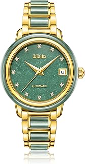 Montre mécanique de luxe della pour femme - résistante à l'eau avec miroir